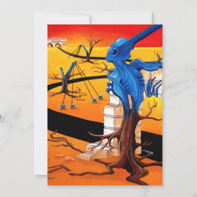 "Groove Warrior" - Arte original de R.A.Brown (Frente)