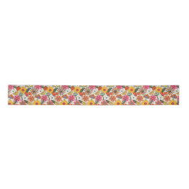 Groovy 70's, Orange, Pink, & Green Floral