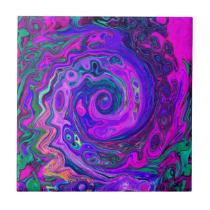 Groovy Abstrato Retro Magenta e rodovia