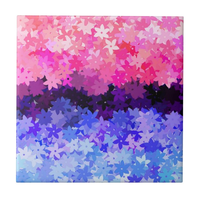 Groovy Boho Excêntrico Retro Floral Orgulho Omniss (Frente)