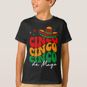 Groovy Cinco De Mayo Camisa Mexicana Fiesta 5 De M