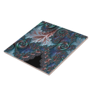 Groovy Colorful Boho Hippie Mandelbrot Fractal Art