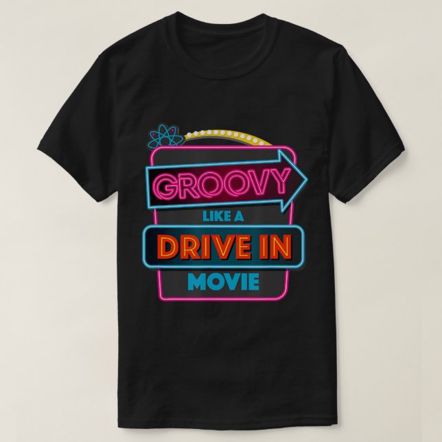 Groovy Como Uma Unidade Em Camisa De Filme (Frente do Design)