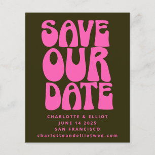 Groovy Exclusivo do Orçamento Verde Cor-de-Rosa 70