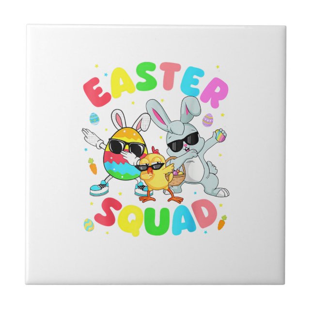 Groovy Funny Rabbit Egg Chick Easter Squad Day Men (Frente)