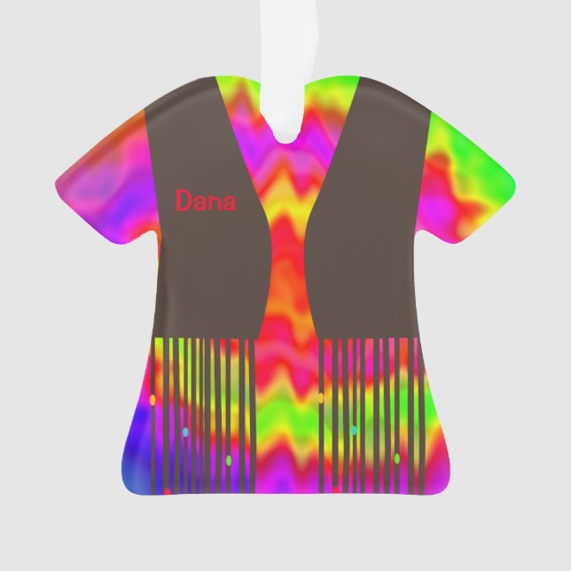 Groovy Hippie Enfeites de natal 2 (Frente)