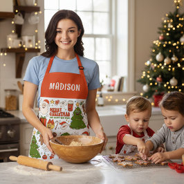 Groovy Hippie Retro Feliz Papais noeis de Natal En