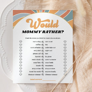 Groovy Iria Ela Jogar Chá de fraldas De Preferenci