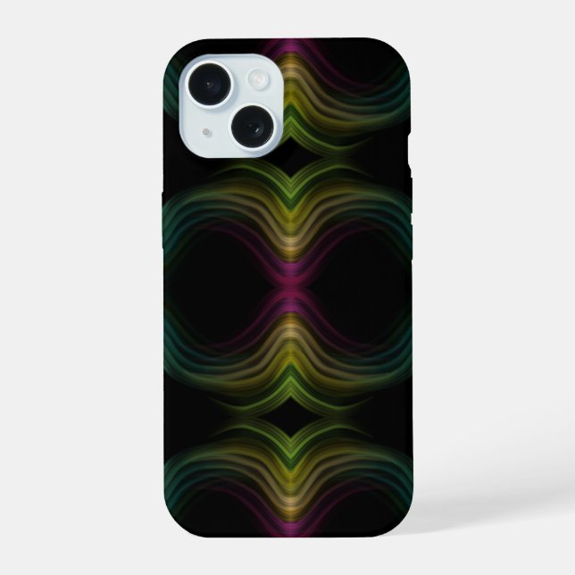Groovy Psychedelic Pattern Abstrato Art Colorido (Verso)