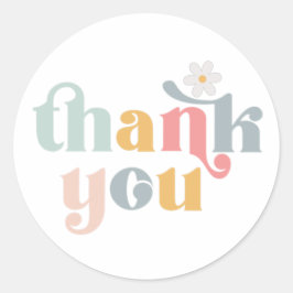 Groovy Retro Obrigado A Favorecer Etiquetas