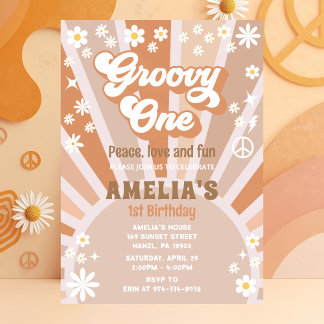 Groovy, um convite de aniversário