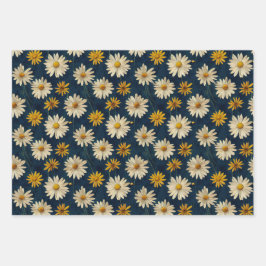 Groovy Vintage Daisy Blue