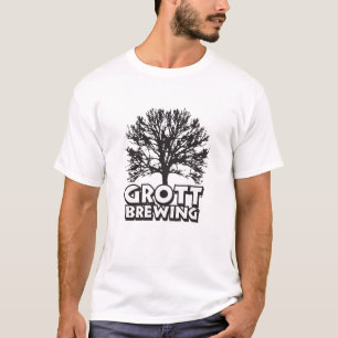 grott que fabrica cerveja a camisa de t