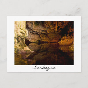 Grotto de Netuno, Sardenha — cartão postal branco