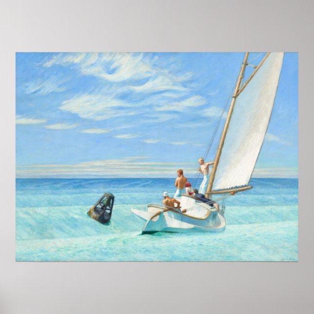 Ground Swell - Edward Hopper Fine Art Poster (Frente)