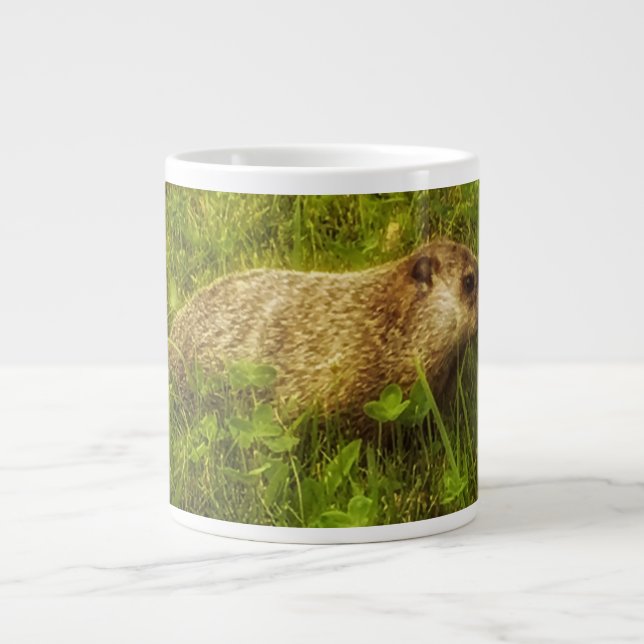 Groundhog numa caneca de campo (Frente)