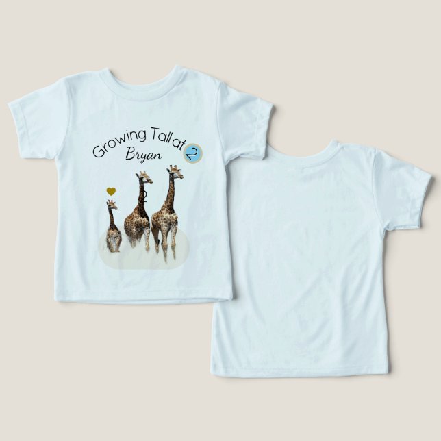 Growing Tall Safari Sweetheart (Design Frente e Verso)