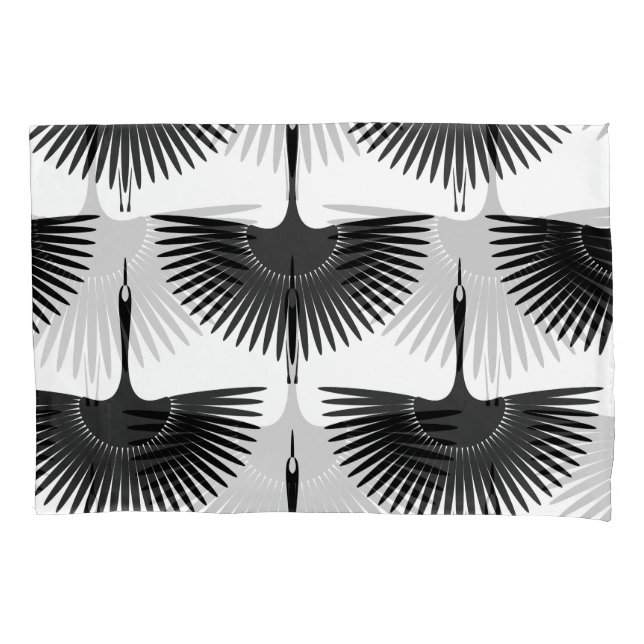 Grua Graciosa: Padrão de Pássaro Oriental (Frente)