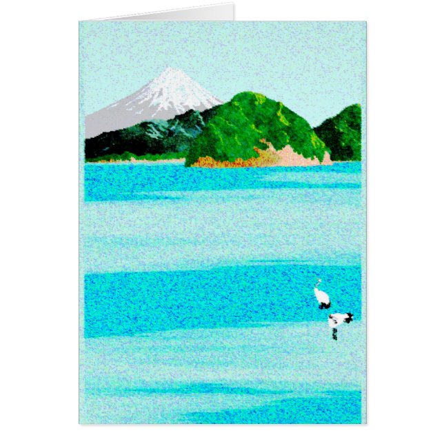 Gruas e Mar 2 - Cartão (Frente)