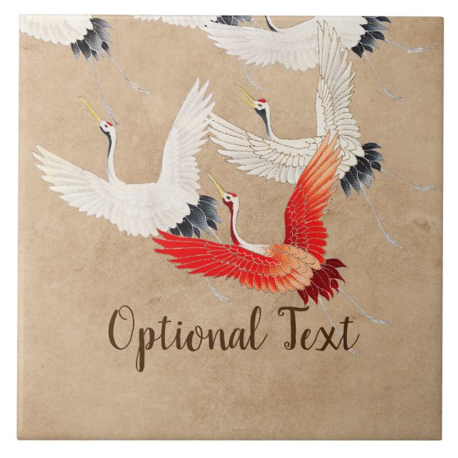 Gruas voadoras japonesas (Frente)