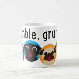 Grumble, caneca do Pug do Grumble