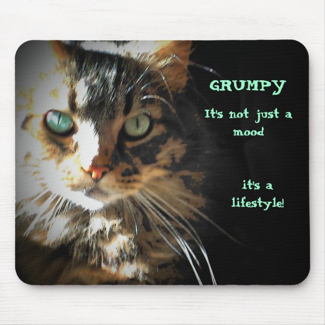 Grumpy é um mouse pad estilo de vida (Frente)