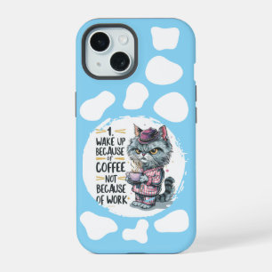 Grumpy mas Adorável - Capa de telefone de Gato de 