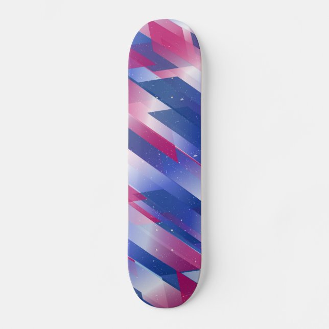 Grunge Abstrato Skateboard (Frente)