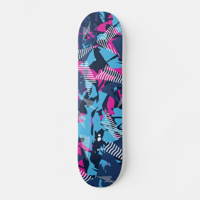Grunge Abstrato Skateboard (Frente)