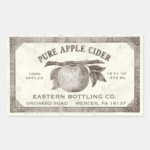 Grunge de Etiqueta de Credencial da Apple Vintage