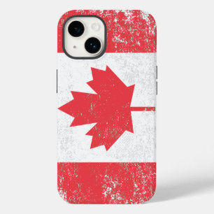 Grunge Distinta Bandeira Canadiana