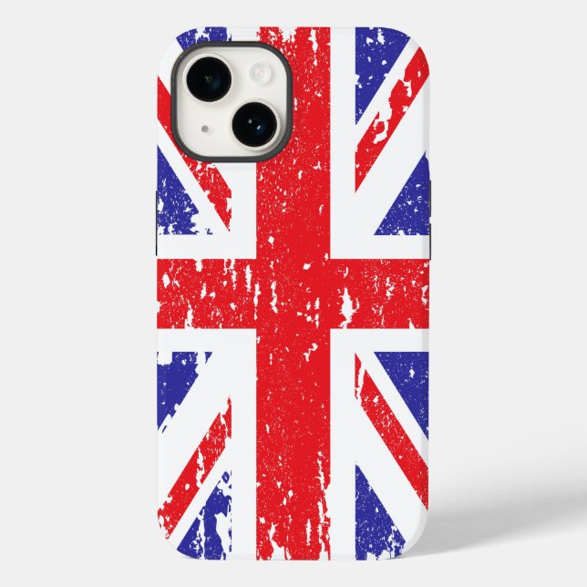 Grunge Distressed UK Reino Unido Flag (Verso)