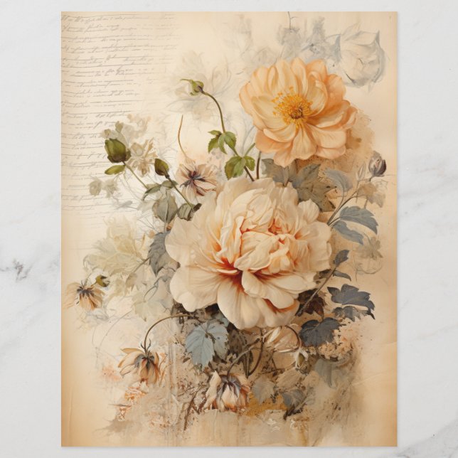 Grunge Floral 7 (Verso)