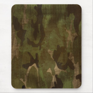 Grunge Look Camoflage - Mousepad