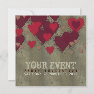 Grunge Love Qualquer Convite De Evento