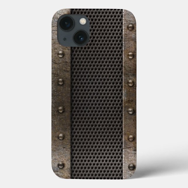 Grunge metal background (Verso)