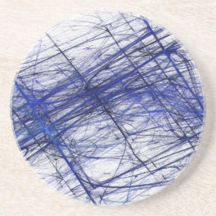 Grunge Series-1— Porta copos azul 1 de