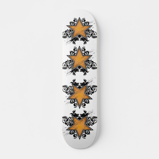 Grunge Stars Skateboard (Frente)