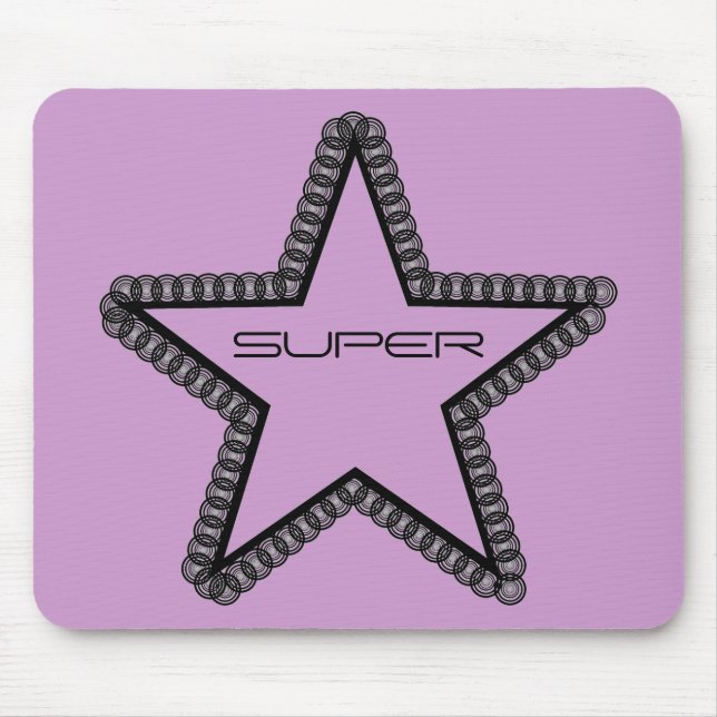 Grunge Superstar Mousepad (Frente)