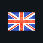 Grunge United Kingdom Flag Canvas Print<br><div class="desc">Grunge United Kingdom Flag. Design está disponível em outros produtos.</div>