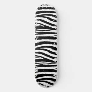 Grunge Zebra Skateboard