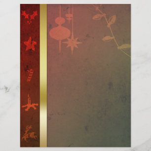 Grungy Vintage Dourado Natal