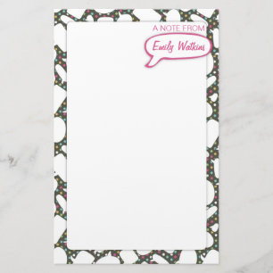 Grupo adolescente dos artigos de papelaria da