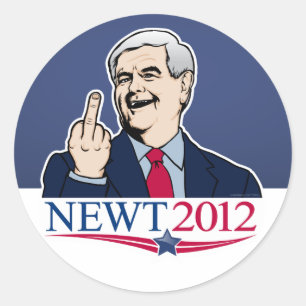 Grupo da etiqueta da mordaça de Newt Gingrich 201