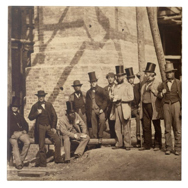 Grupo de contramestres, 1862 (foto) (Frente)