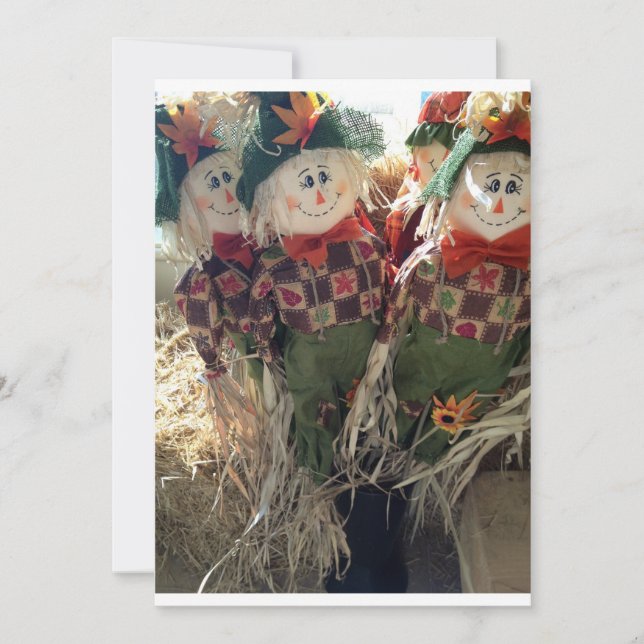 GRUPO DE CONVITE DE FESTAS SCARECROWS (Frente)
