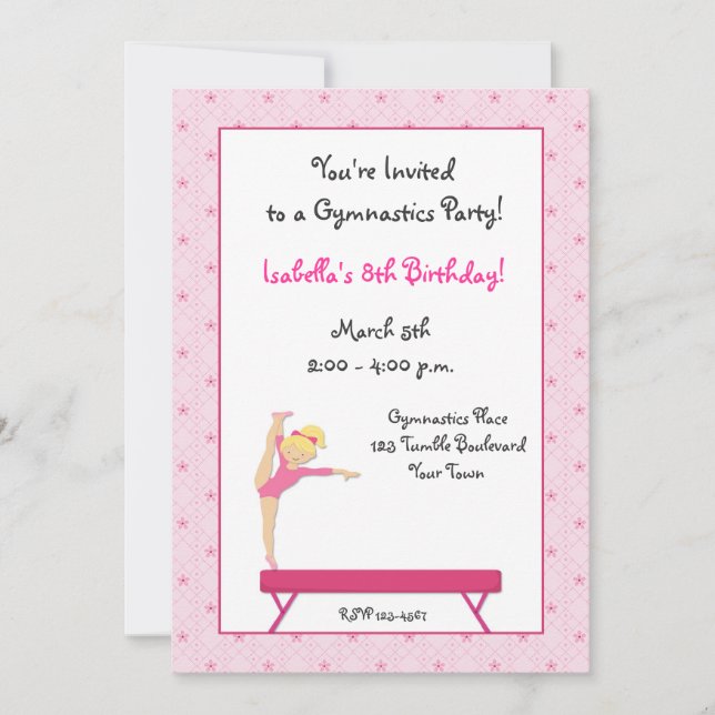 Grupo de Ginástica, Convite de Balança (Frente)