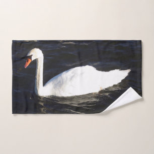 Grupo de toalha da cisne muda