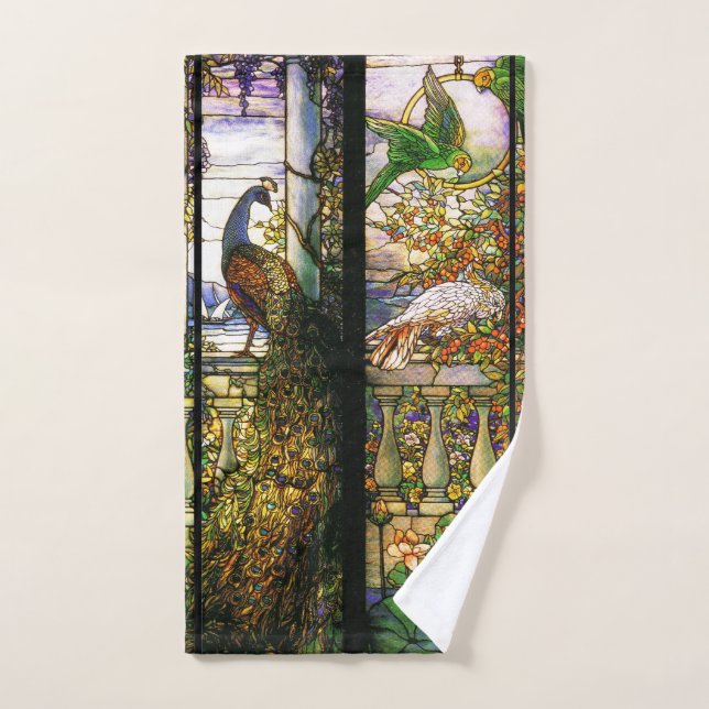 Grupo de toalha de banho do Aviary das flores dos (Toalha de mão)