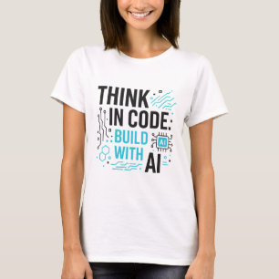 Grupo IA do Think Code Build Camisa do Desenvolv